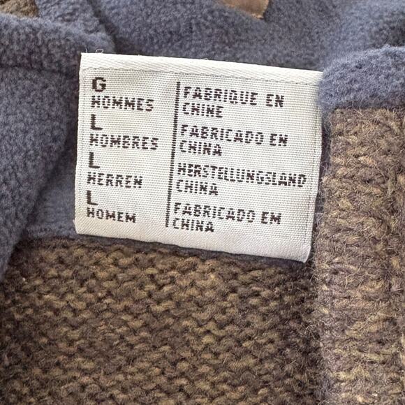 Columbia Sweater L 1/4 Zip Y2K Knit Pullover Hunting Stripe Outdoor Hiking - Picture 4 of 7